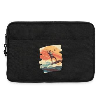 Kitesurfers - Laptop bag 13" - black - Front