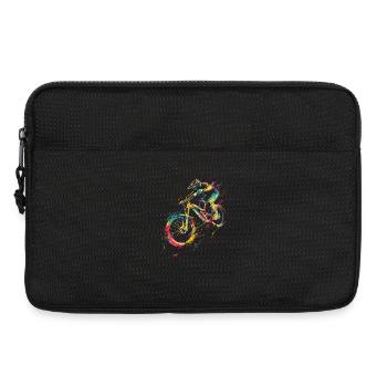 Mountainbiken - Laptoptasche 13" - Schwarz - Vorne