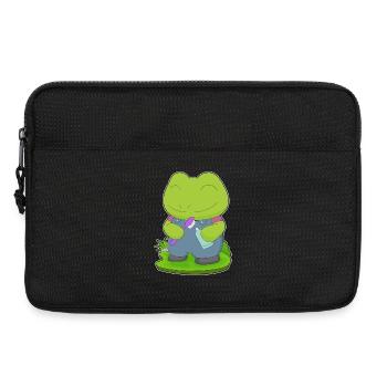 Frosch Zahnbürste - Laptoptasche 13" - Schwarz - Vorne