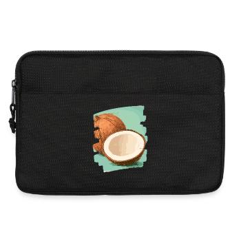 Kokosnuss Noix de - Sacoche pour ordinateur portable 13 pouces - noir - Devant