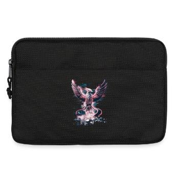 Cyber Phoenix – Digitale Wiedergeburt & Tech-Aufstieg - Laptoptasche 13" - Schwarz - Vorne