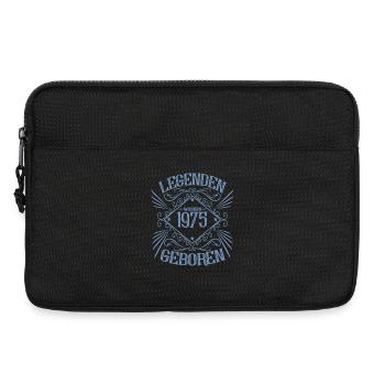 Geburtstag Legenden von 1975 Vintage Design - Laptoptasche 13" - Schwarz - Vorne