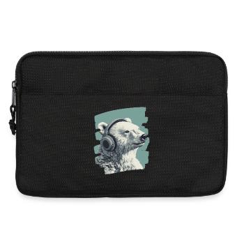 Eisbär - Laptoptasche 13" - Schwarz - Vorne