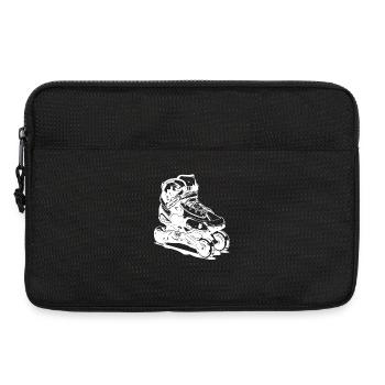 Roller Skates Zeichnung - Laptoptasche 13" - Schwarz - Vorne