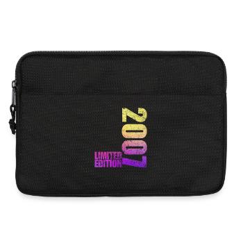 Limited Edition 2007 18. Geburtstag Geschenk - Laptoptasche 13" - Schwarz - Vorne