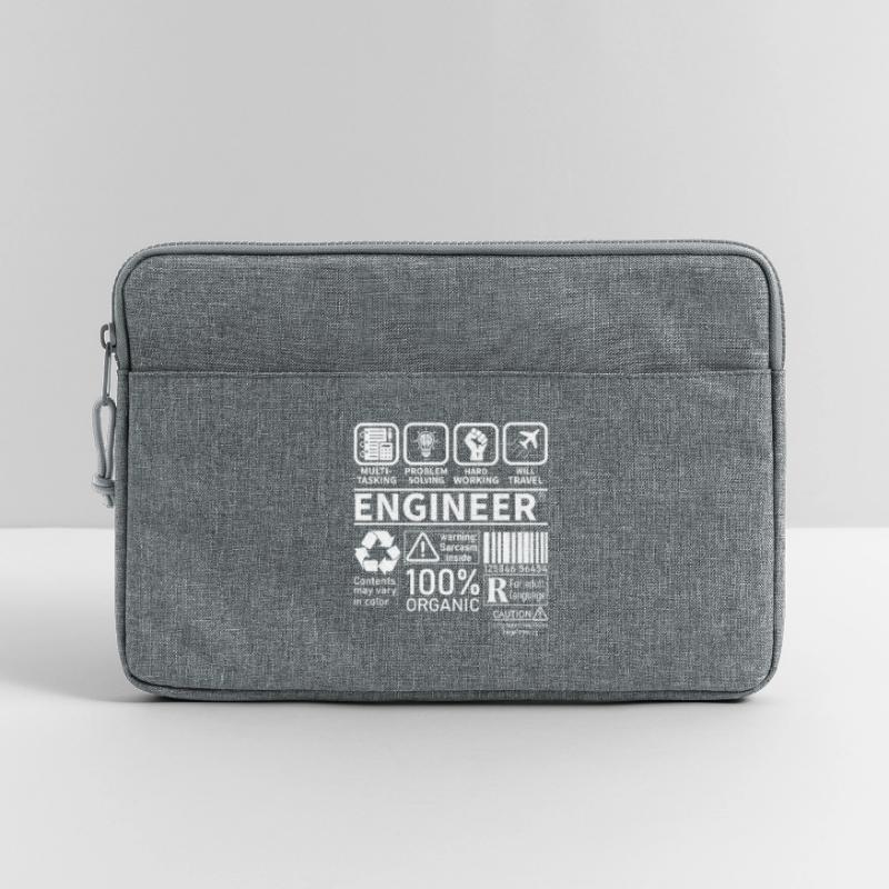 engineer multitasking problem solving hard working Laptoptasche 13"