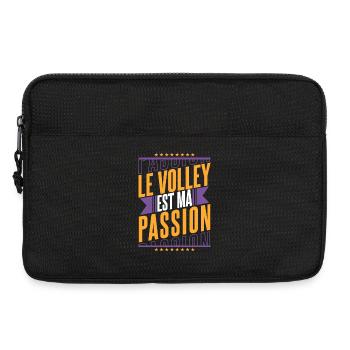 Le Volley Est Ma Passion - Sacoche pour ordinateur portable 13 pouces - noir - Devant