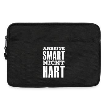 Work Smart Not Hard Saying Entrepreneur - Laptop bag 13" - black - Front
