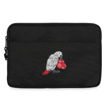 Parrot Boxer Boxing Gloves Boxing - Laptop bag 13" - black - Front
