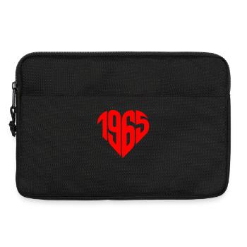 1965 Heart Year 1965 60th Birthday Gift - Laptop bag 13" - black - Front