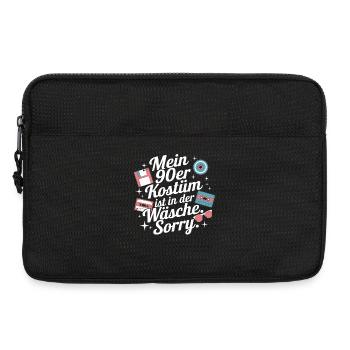Mein 90er Jahre Kostüm In Der Wäsche Motto Party - Laptoptasche 13" - Schwarz - Vorne