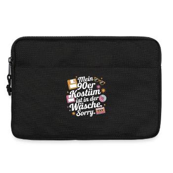 Mein 90er Jahre Kostüm In Der Wäsche Motto Party - Laptoptasche 13" - Schwarz - Vorne