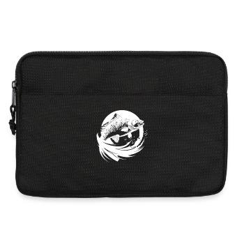 Fish Drawing - Laptop bag 13" - black - Front