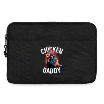 Poulet Papa Poulets Fête des Pères Volaille Fermier Coq - Sacoche pour ordinateur portable 13 pouces - noir - Devant