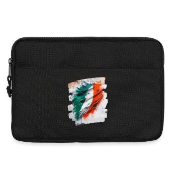 Drapeau italien Italie - Sacoche pour ordinateur portable 13 pouces - noir - Devant