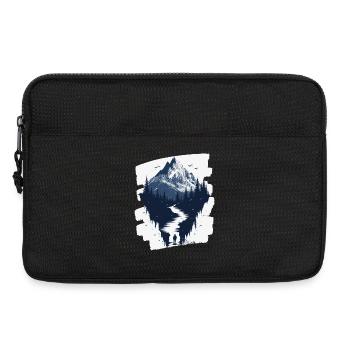 Berge - Laptoptasche 13" - Schwarz - Vorne
