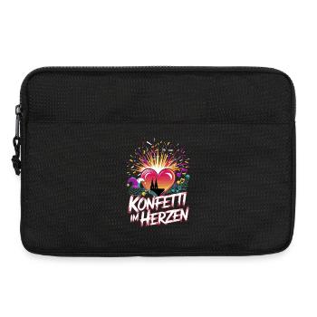 Köln Konfetti Im Herzen Karneval Herz Kölner Köln - Laptoptasche 13" - Schwarz - Vorne