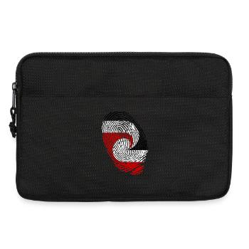 Fingerabdrücke der Maori-Flagge, Neuseeland - Laptoptasche 13" - Schwarz - Vorne