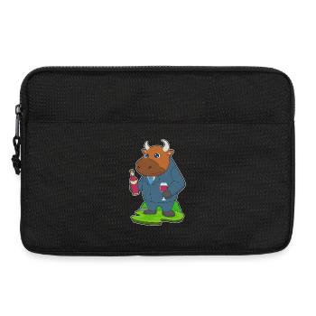 Taurus Bottle of Red Wine - Laptop bag 13" - black - Front