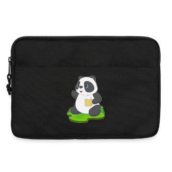 Panda Bier - Laptoptasche 13" - Schwarz - Vorne