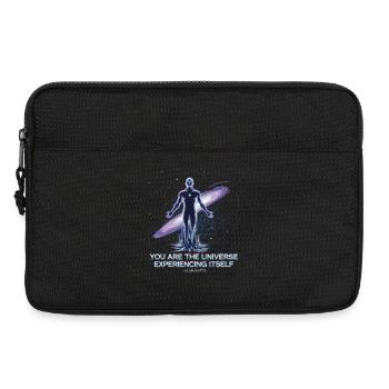 Galaktisches Selbst | Alan Watts Kosmisches Zitat - Laptoptasche 13" - Schwarz - Vorne