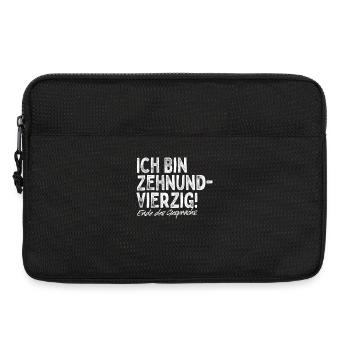 Ich bin Zehnundvierzig Geschenk Für 50. Geburtstag - Laptoptasche 13" - Schwarz - Vorne