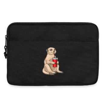 Tasse de suricate à emporter - Sacoche pour ordinateur portable 13 pouces - noir - Devant