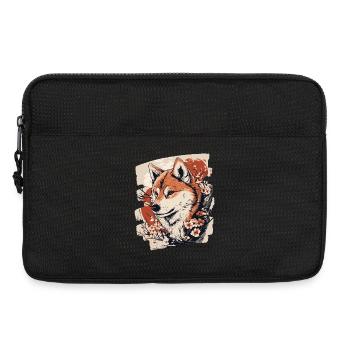 Shiba Inu - Laptop bag 13" - black - Front