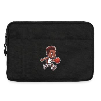 Little basketball player - Laptop bag 13" - black - Front