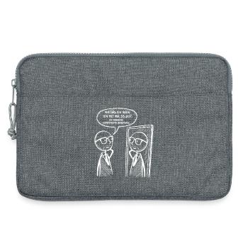 kompetente Beratung - Laptoptasche 13" - Grau meliert - Vorne