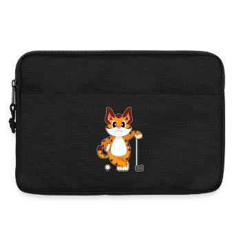 Tiger Golf Golfschläger - Laptoptasche 13" - Schwarz - Vorne