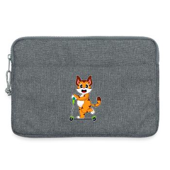 Tiger Tretroller - Laptoptasche 13" - Grau meliert - Vorne