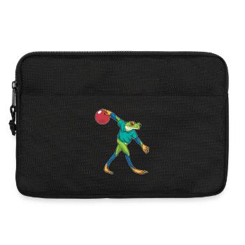 Grenouille Bowling Boule de bowling - Sacoche pour ordinateur portable 13 pouces - noir - Devant