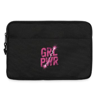 Women Power GRL PWR Girl Patriarchy Feminism - Laptop bag 13" - black - Front