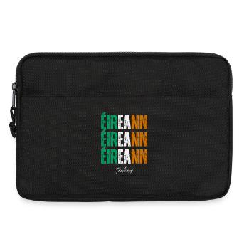 Flag of Ireland, Irish Pride - Laptop bag 13" - black - Front