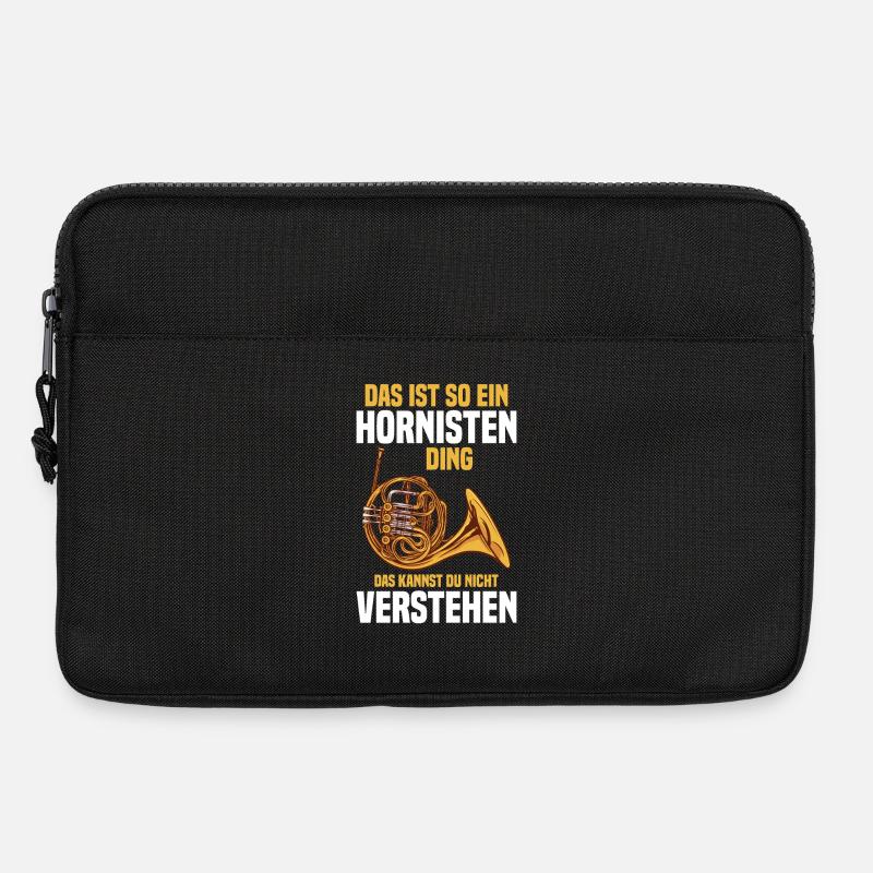 Waldhorn - Das ist so ein Hornisten Ding - Laptoptasche 13" - Schwarz