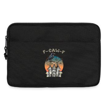Oiseau Noir F-Caw-F Drôle Corbeau Noir Corbeau Noir - Sacoche pour ordinateur portable 13 pouces - noir - Devant