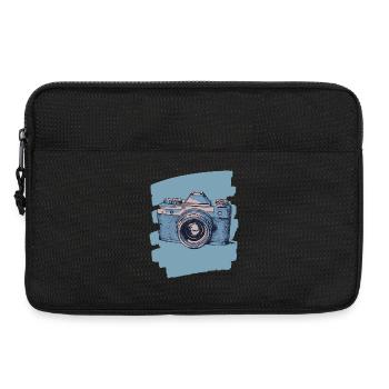 Appareil photo Appareil photo Photographe Femme Photographe - Sacoche pour ordinateur portable 13 pouces - noir - Devant