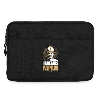 Habemus Papam 2025 Portrait du pape Élection du pape Vatican - Sacoche pour ordinateur portable 13 pouces - noir - Devant