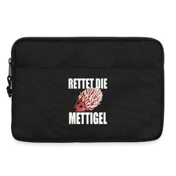 Save the Mettigel - Laptop bag 13" - black - Front