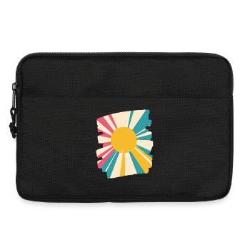 Summer Sun - Laptop bag 13" - black - Front