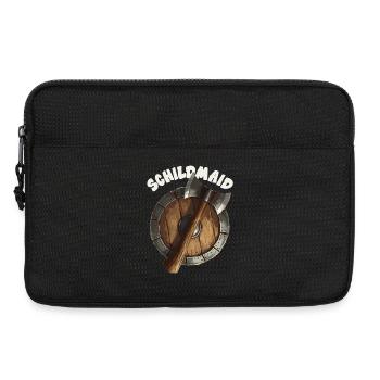 Schildmaid Wikinger Odin, Thor Asgard Schild - Laptoptasche 13" - Schwarz - Vorne