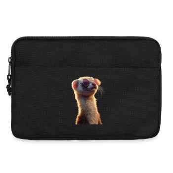 Frettchen Frett Iltis Marder Wiesel Süße Frettchen - Laptoptasche 13" - Schwarz - Vorne