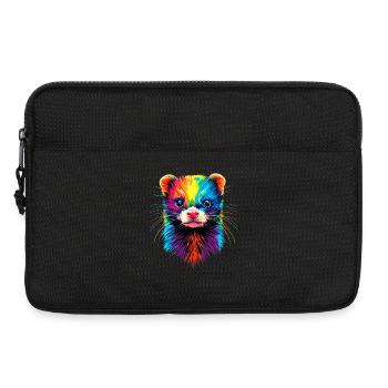 Furet Furet Putois Martre Belette Mignon Furet - Sacoche pour ordinateur portable 13 pouces - noir - Devant