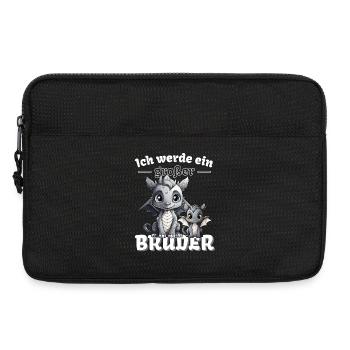 Nachwuchs Verkünden | Ich Werde Großer Bruder 2027 - Laptoptasche 13" - Schwarz - Vorne