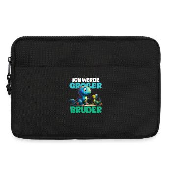 Nachwuchs Verkünden | Ich Werde Großer Bruder 2027 - Laptoptasche 13" - Schwarz - Vorne