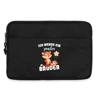 Nachwuchs Verkünden | Ich Werde Großer Bruder 2027 - Laptoptasche 13" - Schwarz - Vorne