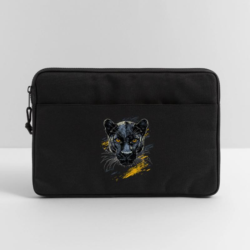 Panthère Léopard Grand Chat Mignon Gros Chat Panter Sacoche pour ordinateur portable 13 pouces