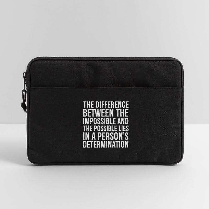 the difference between the impossible and the Laptop bag 13"