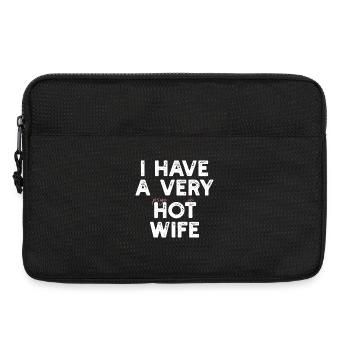 I Have A Very Psychotic Wife - Laptoptasche 13" - Schwarz - Vorne